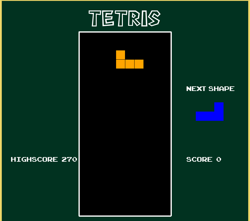 Simple Tetris Game Using Pygame In Python Free Source Code | SourceCodester